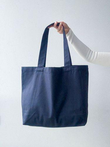 Темно-сіра шопер-сумка з саржі - міцна тканинна екосумка для покупок і щоденного без друку розмір: 50см х 35см х 15см