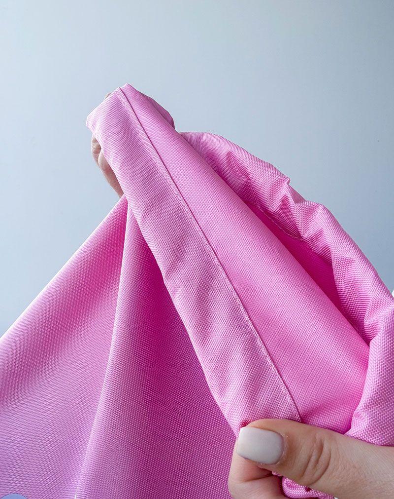 Рюкзак мішок рожевий із водовідштовхувальної тканини - легкий шнурковий наплічник для спорту, міста та щоденного використання, без друку розмір: 35см х 40см