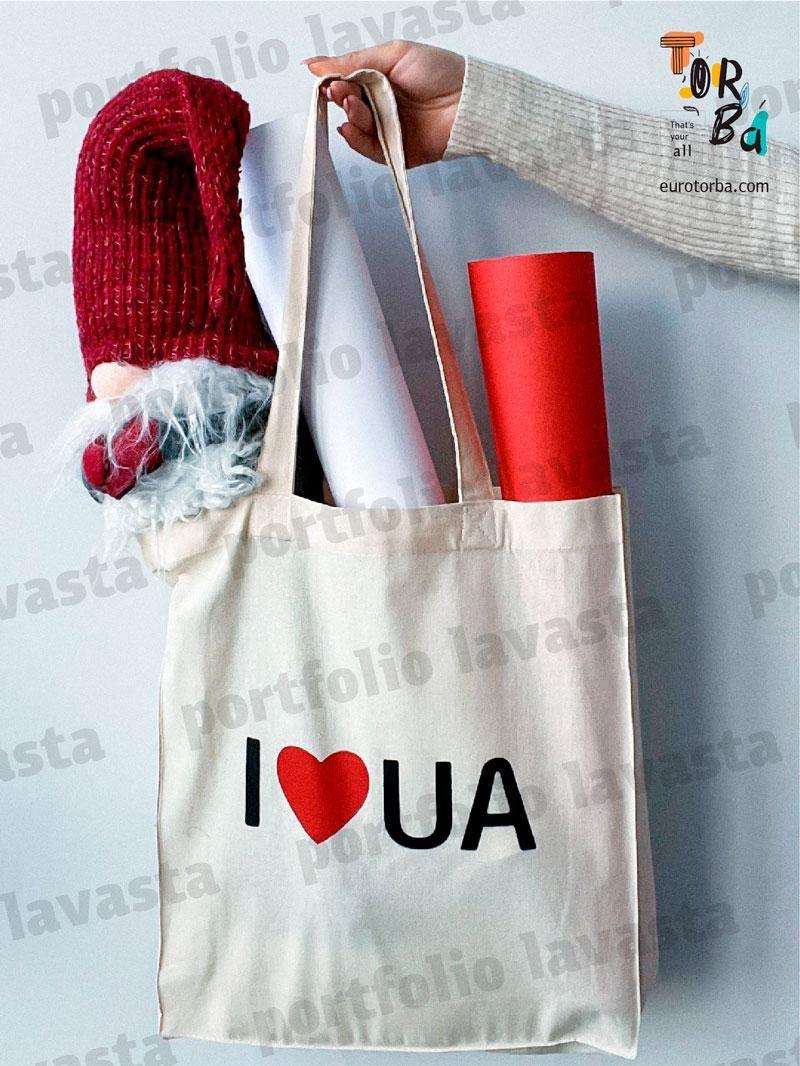 Объемная сумка с боковыми вставками из бязи без печати Розмер: 35см х 40см х 10см