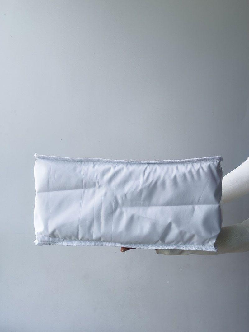 Біла термосумка-ланчбокс із плащівки з ручками - містка ізотермічна сумка-холодильник для їжі та напоїв без друку, розмір: 40см х 30см х 20см