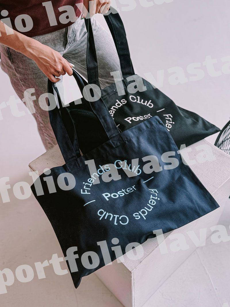 Темно-сіра шопер-сумка з саржі - міцна тканинна екосумка для покупок і щоденного без друку розмір: 50см х 35см х 15см