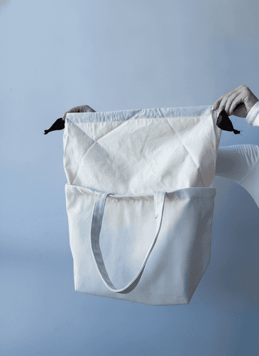 Durable Filter Canvas Tote Bag with Sewn Handles
