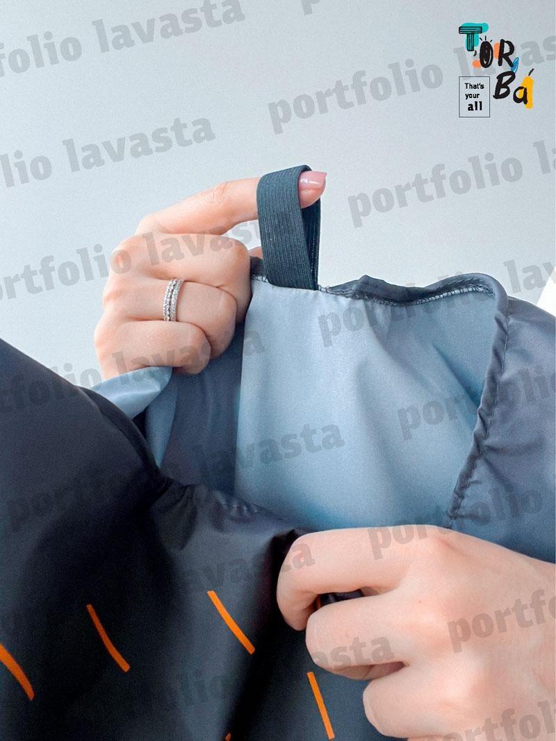 Сумка пакет лаваста из плащевки без печати Размер: 35см х 60см