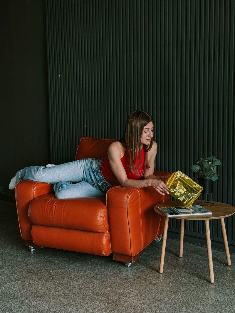 Прозора жовта косметичка з ПВХ - водостійкий органайзер для косметики та подорожей, без друку розмір: 20см х 15см х 10см