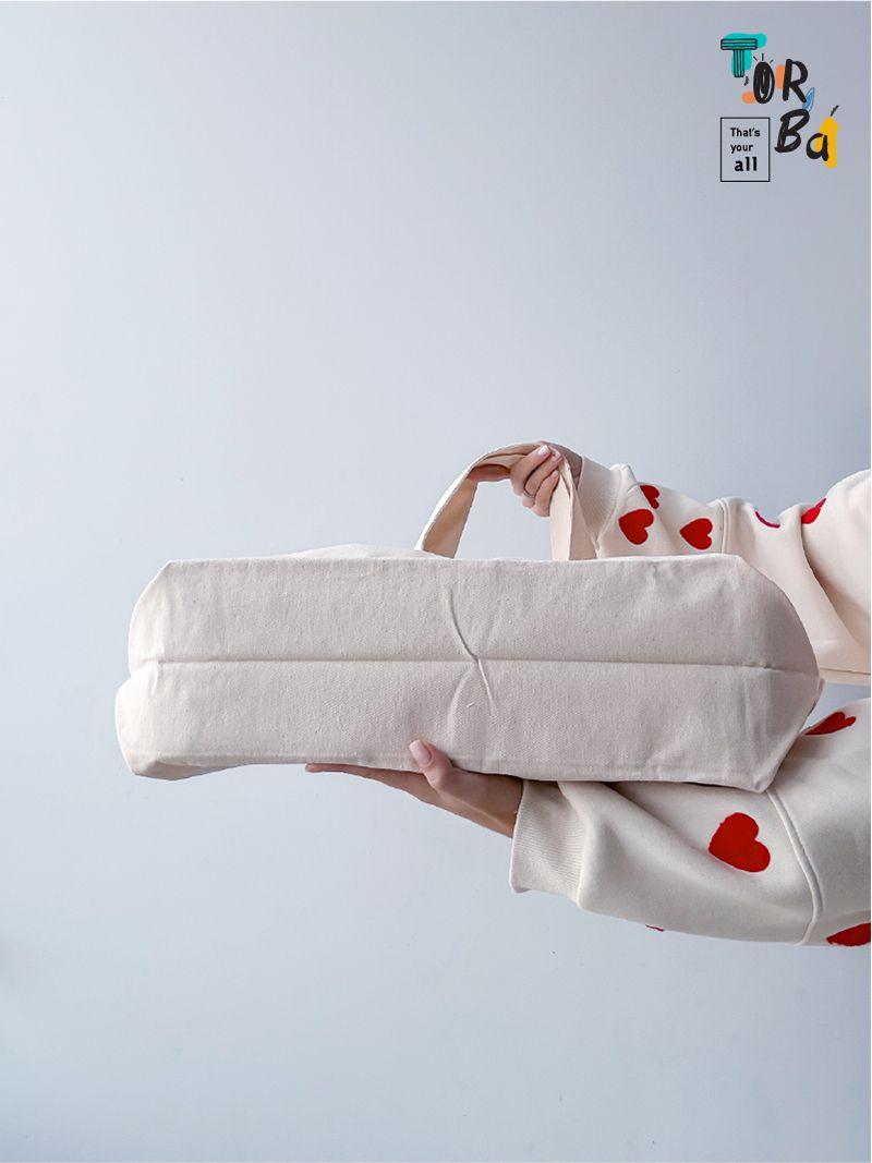 Стильна й містка світло-бежева сумка-шопер, без друку, розмір: 60см х 35см х17 см