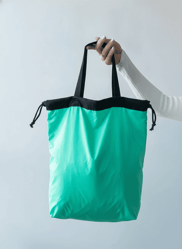 Raincoat Fabric Drawstring Backpack