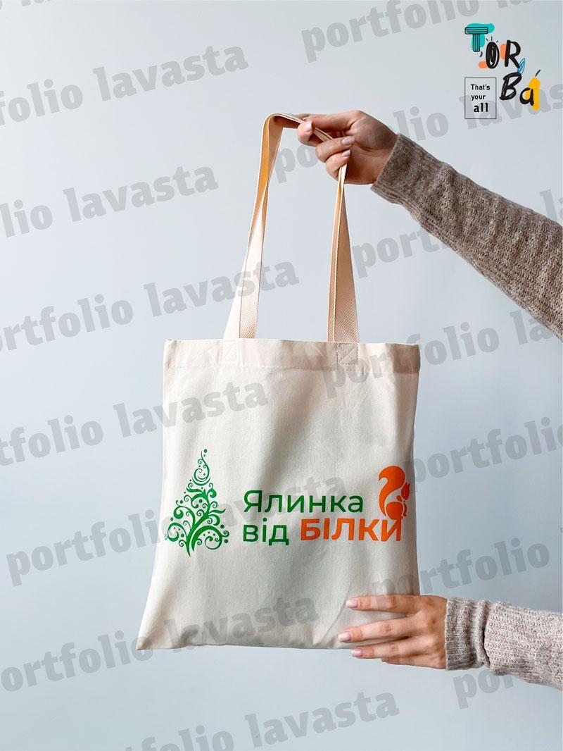 Бюджетна котонова сумка без друку