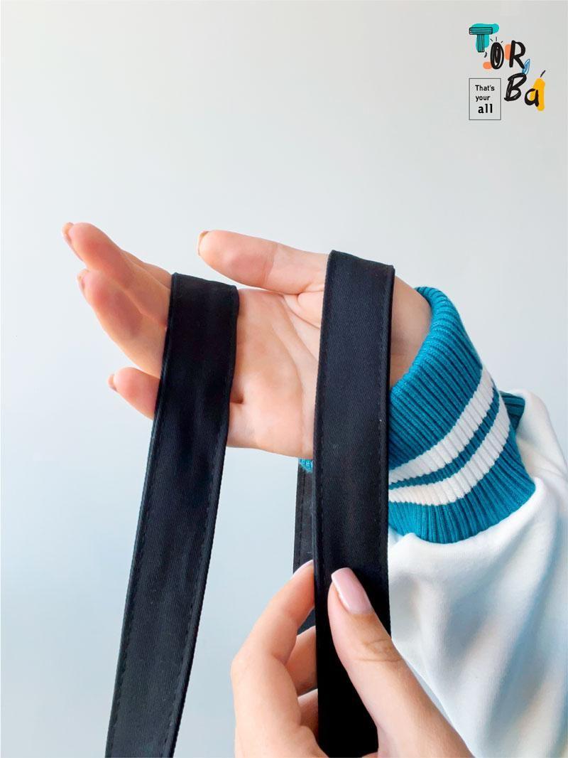 Плотная котоновая сумка шопер сумка черная без печати Размер: 35cм х 38см  х 7см