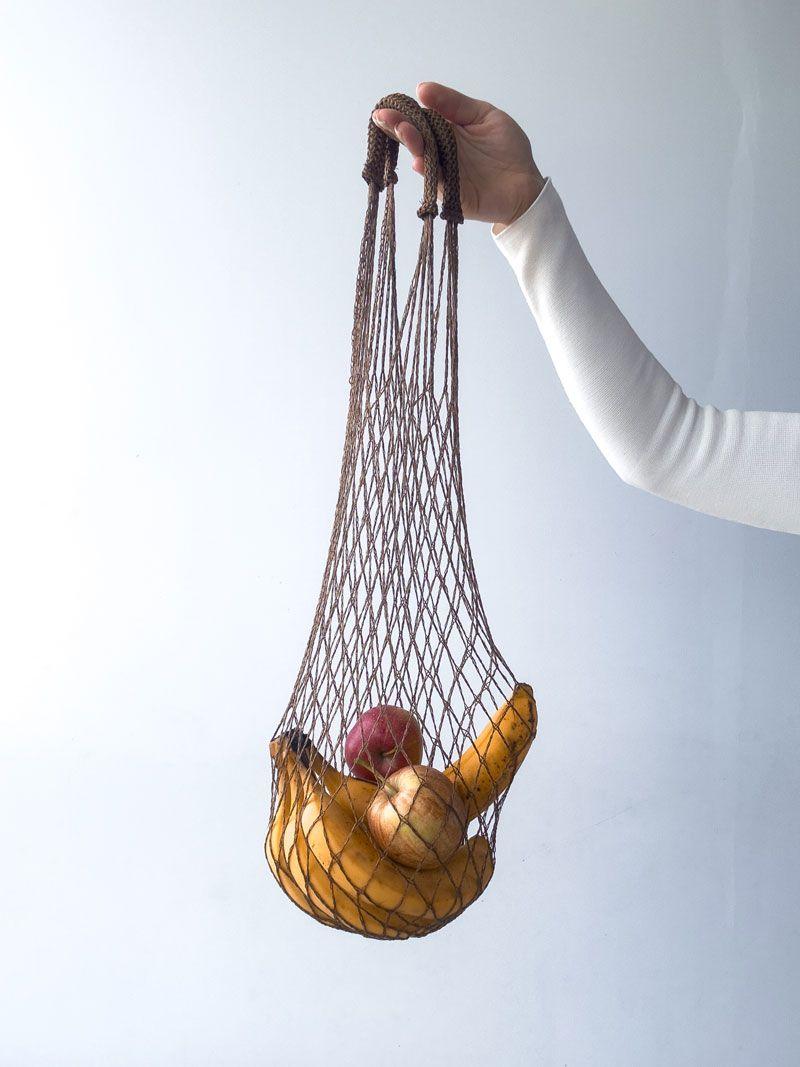 Авоська-сумка з міцного синтетичного шнура – легка сітка для покупок і зберігання (у різних кольорах) об'єм 10 літрів