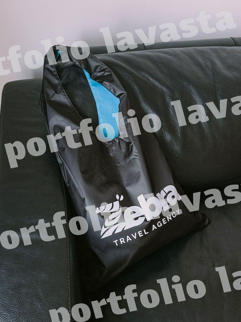 Сумка-пакет із плащівки з довгою моно-ручкою - легка водовідштовхувальна еко-сумка для покупок, подорожей та щоденного використання  без друку розмір: 40см х 65см