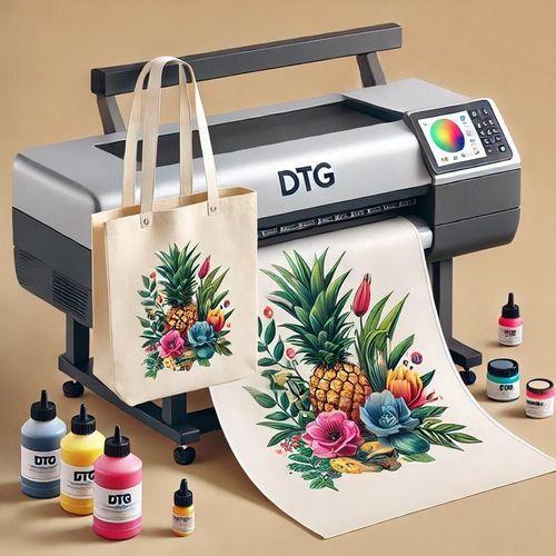 Цифровий прямий друк DTG на світлій тканині, формат A4