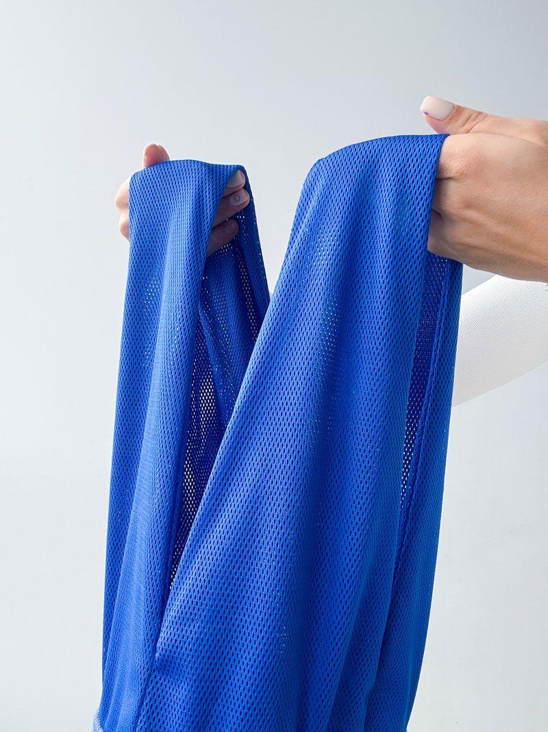 Трикотажна сумка з ручками зі спортивної сітки - стильна текстильна еко-сумка для тренувань, прогулянок та щоденного використання без друку розмір: 35см х 63см