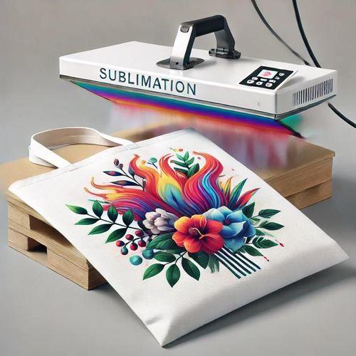 Сублімаційний друк на синтетичній білій тканині, формат A3