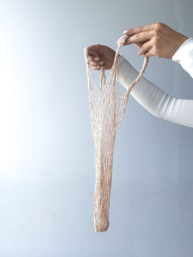 Авоська-сумка з міцного синтетичного шнура – легка сітка для покупок і зберігання (у різних кольорах) об'єм 10 літрів