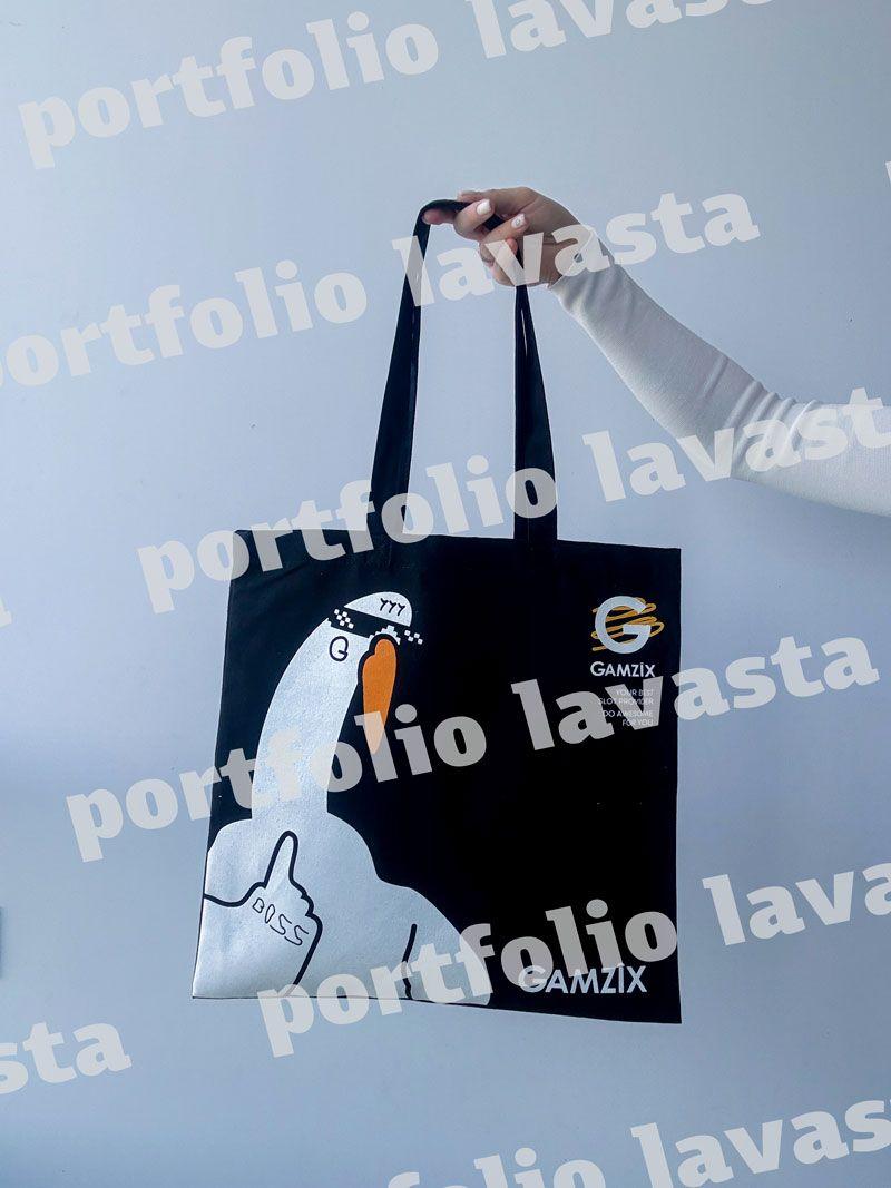 Еко сумка-шопер із щільної двонитки - чорна плоска тканинна сумка з довгими ручками для покупок і щоденного використання без друку розмір: 40 см х 40 см