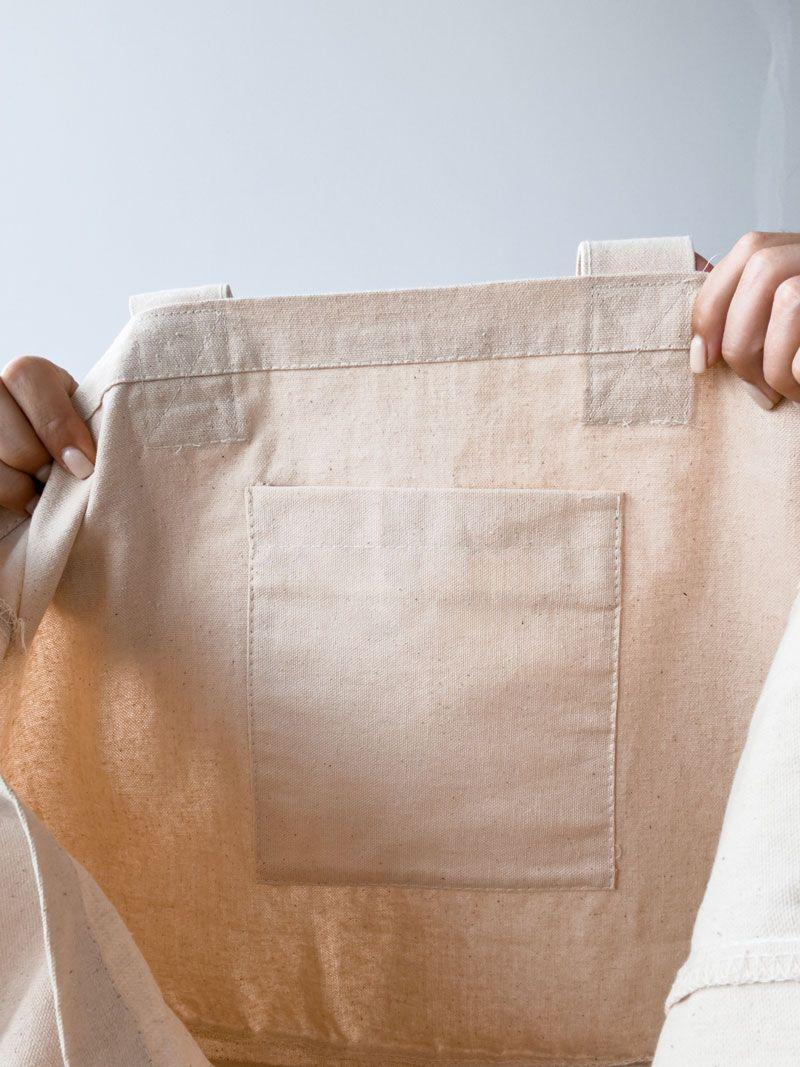 Сумка з боковою вставкою з двонитки з ущільненим дном – міцна еко-сумка для покупок і щоденного використання без друку розмір: 50см х 35см х 15см