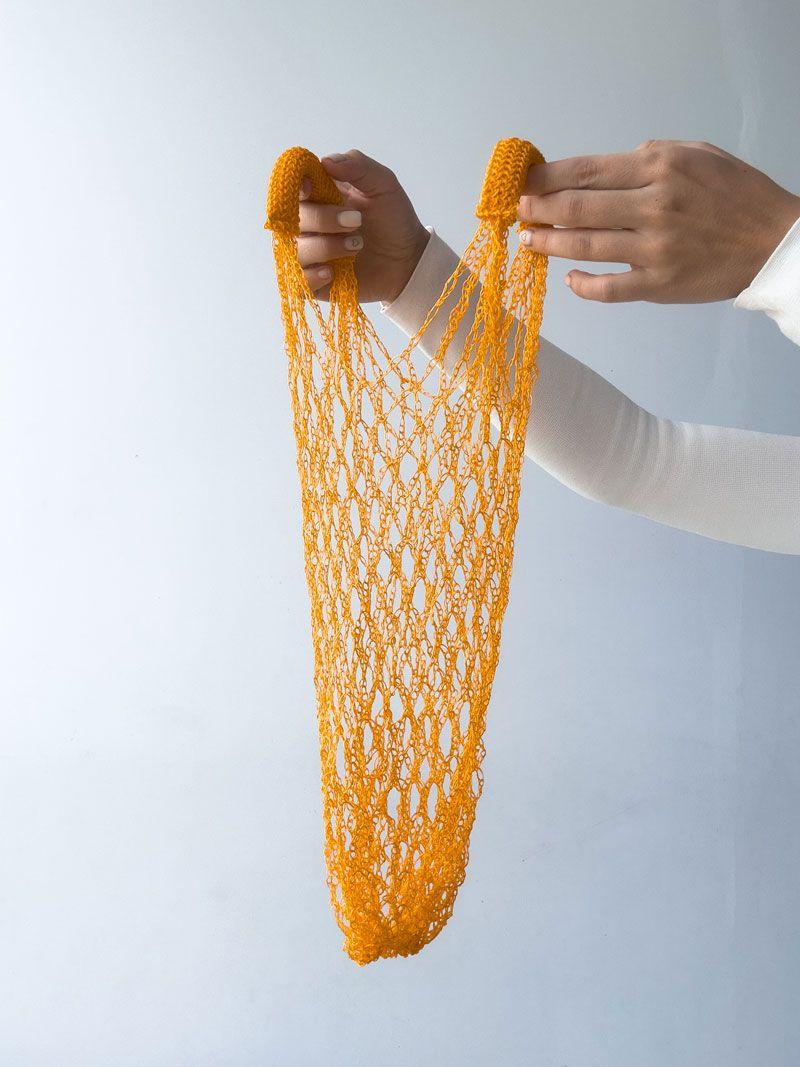 Авоська-сумка з міцного синтетичного шнура – легка сітка для покупок і зберігання (у різних кольорах) об'єм 10 літрів