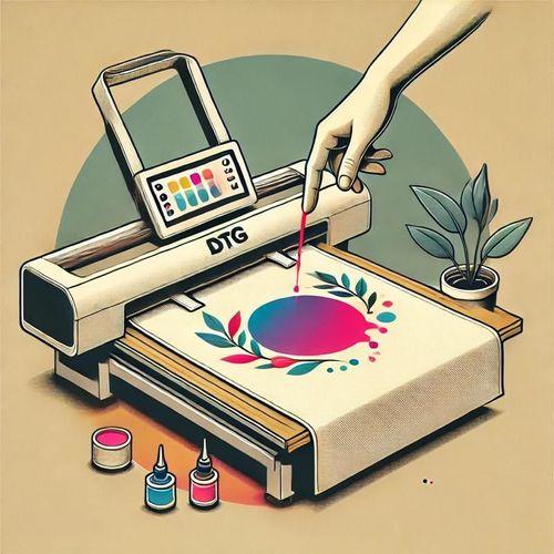 Цифровий прямий друк DTG на світлій тканині, формат A3