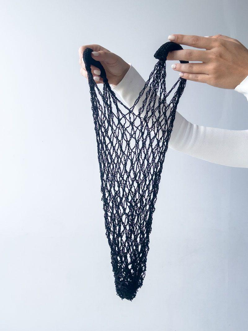 Авоська-сумка з міцного синтетичного шнура – легка сітка для покупок і зберігання (у різних кольорах) об'єм 10 літрів