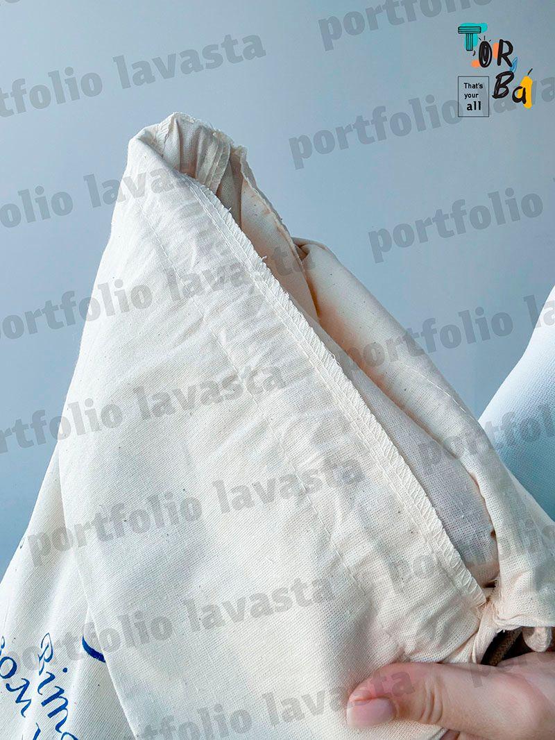 Мешочек светло-бежевый из бязи, для хранения вещей, натуральная ткань без печати, размер 35см x 60см