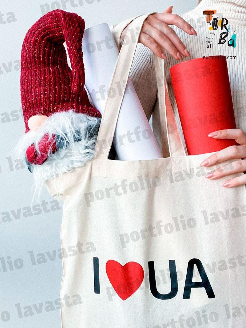 Объемная сумка с боковыми вставками из бязи без печати Розмер: 35см х 40см х 10см