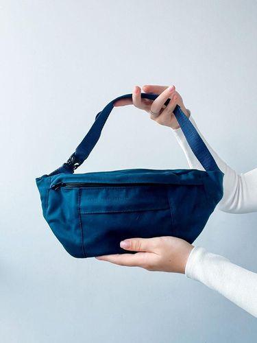 Бананка темно-синяя без печати Размер: 24/40cм х 20см