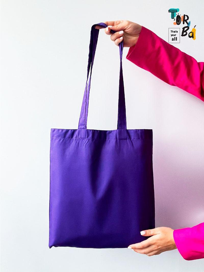 Кольорові торби з бязі без друку