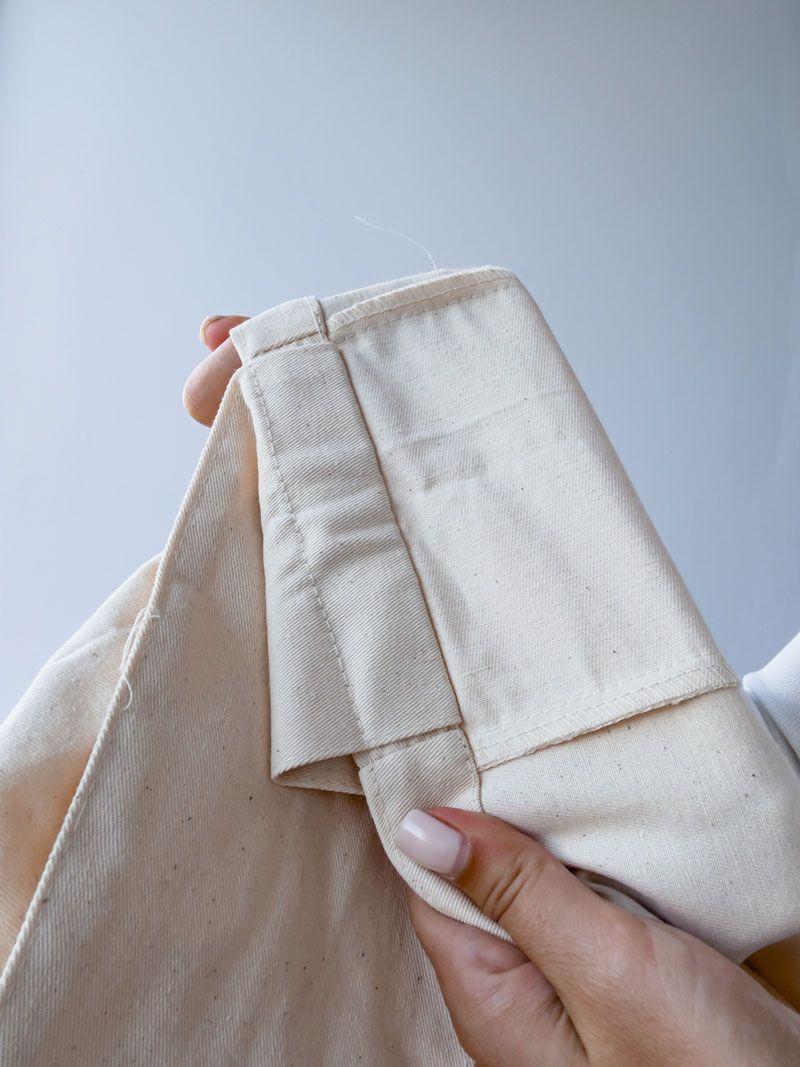 Шопер із саржі з широкою ручкою через плече — містка екосумка для покупок та щоденного використання без друку, розмір: 46см х 38см х 12см