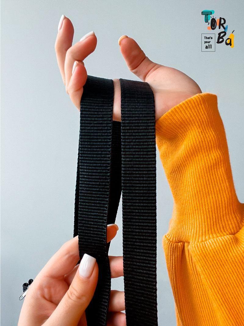 Горизонтальная сумка из оксфорда на застежке без печати Размер: 70cм х 50см