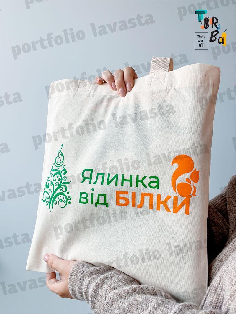 Бюджетна котонова сумка без друку