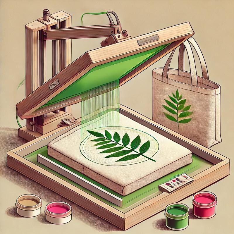 Шелкотрафаретная печать два цвета