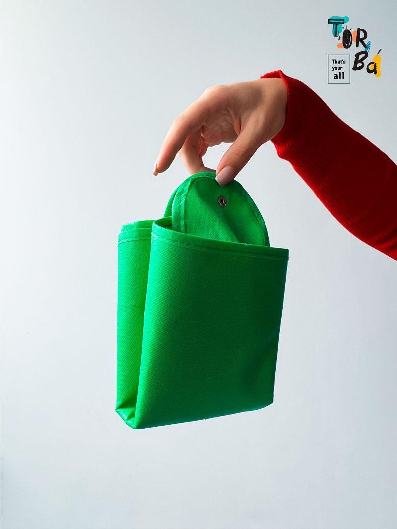 Спанбондова об'ємна торба трансформер без друку