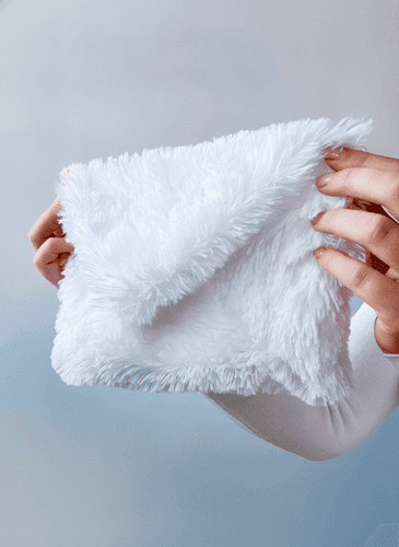 Fringed Fabric Envelope Pouch