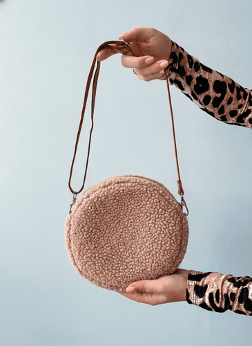 Shearling Clutch