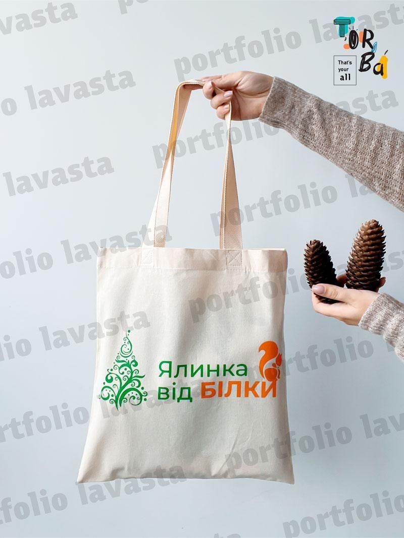 Бюджетна котонова сумка без друку