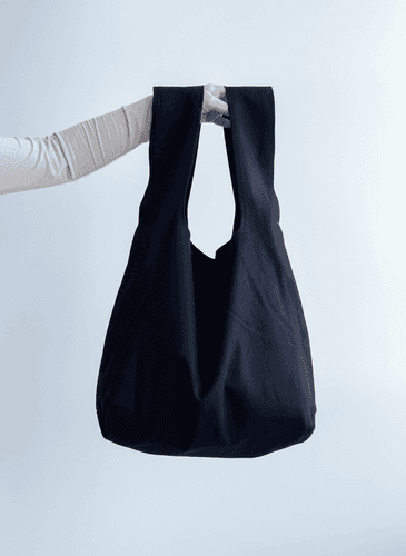 Шопер із бавовняної саржі для носіння на плечі