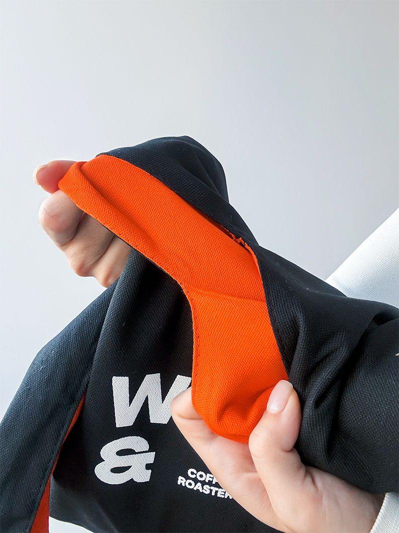 Сумка-хобо с контрастной подкладкой, без печати, размер: 43см х 92см