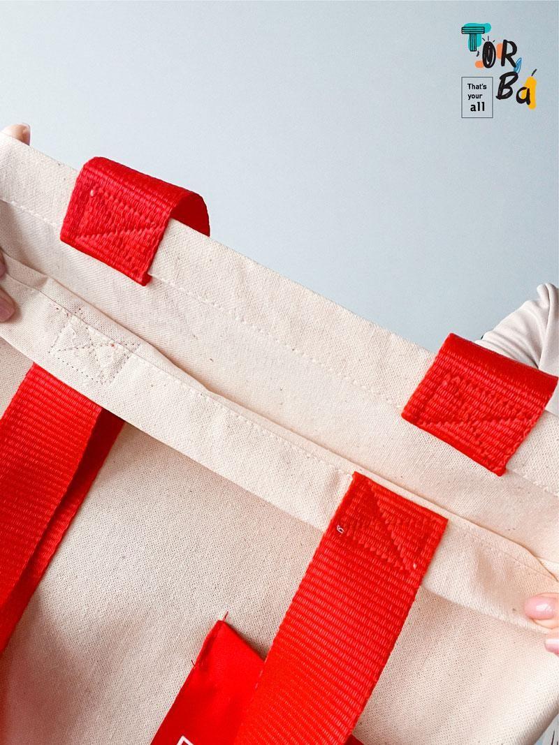 Белый шопер для нанесения Вашим логотипом без печати Размер: 38см х 42смх 7см