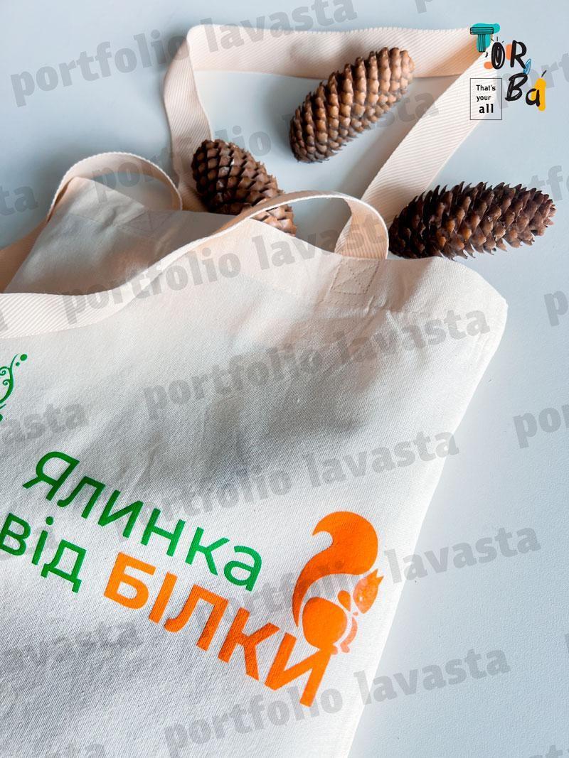 Бюджетна котонова сумка без друку